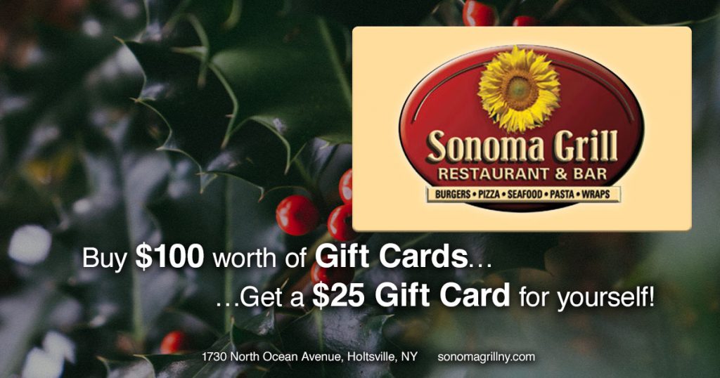 Buy $100 worth of gift cards, get a $25 gift card for yourself!